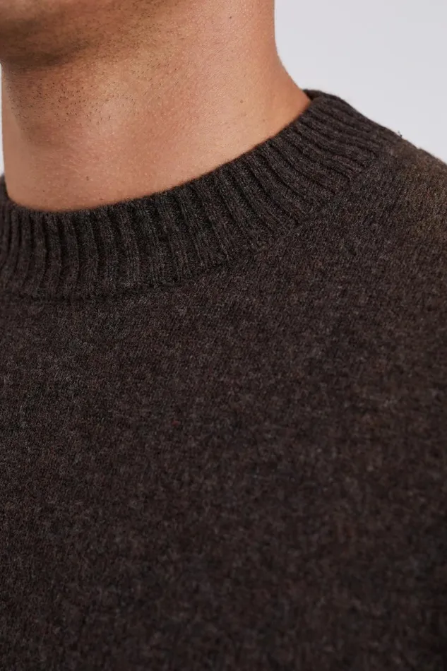 Men Jonas Donegal Diamond Sweater Grey Melange Norse Projects Knitwear