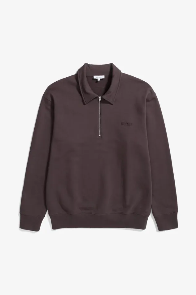 Men Jonas Donegal Diamond Sweater Grey Melange Norse Projects Knitwear