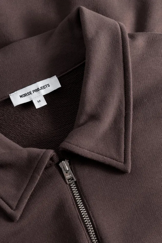 Men Jonas Donegal Diamond Sweater Grey Melange Norse Projects Knitwear