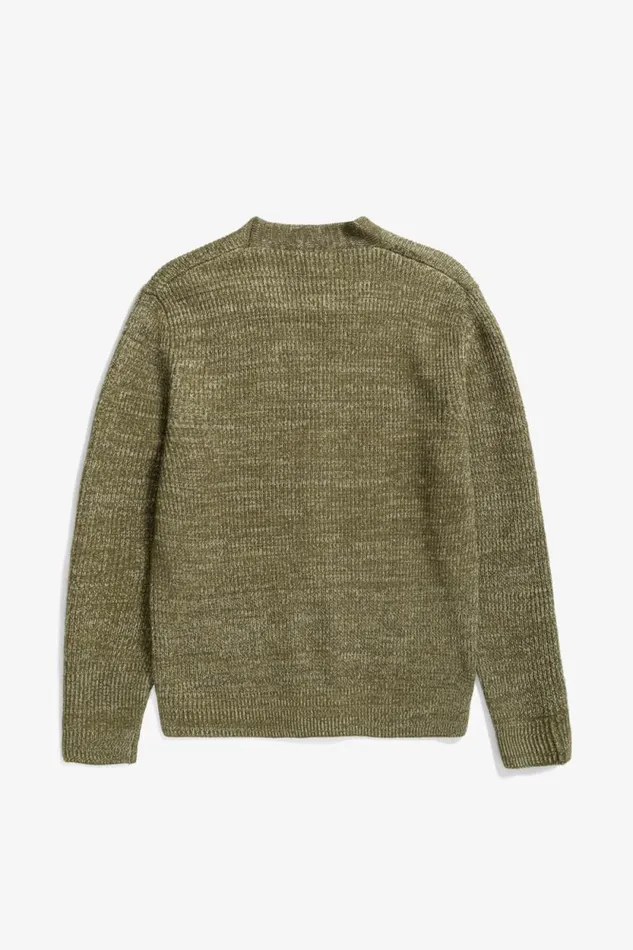 Men Jonas Donegal Diamond Sweater Grey Melange Norse Projects Knitwear
