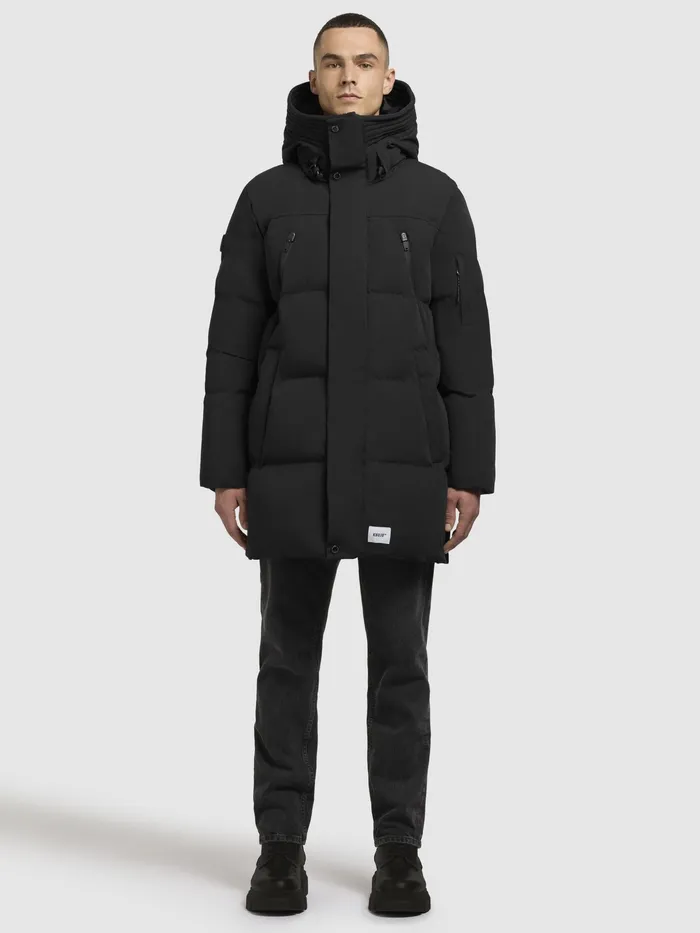 Men KHUJO Jacke DOYLE Schwarz Schwarz Quilted Jackets