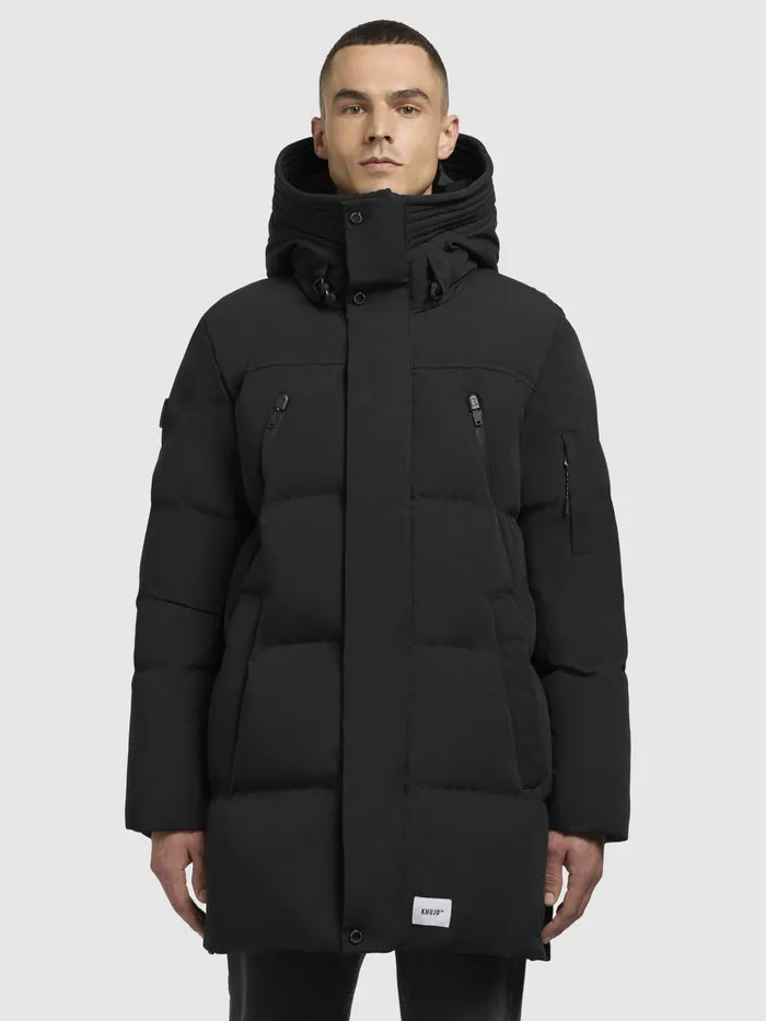 Men KHUJO Jacke DOYLE Schwarz Schwarz Quilted Jackets