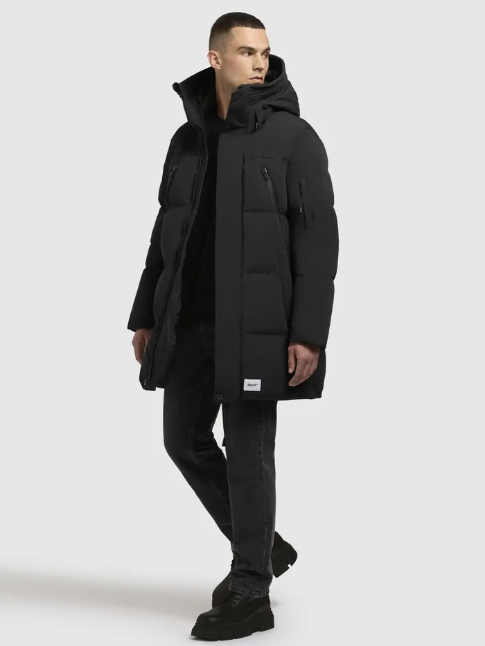 Men KHUJO Jacke DOYLE Schwarz Schwarz Quilted Jackets