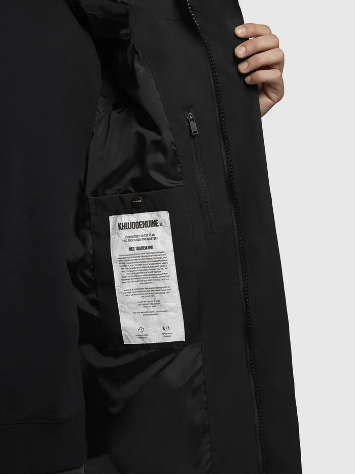 Men KHUJO Jacke DOYLE Schwarz Schwarz Quilted Jackets
