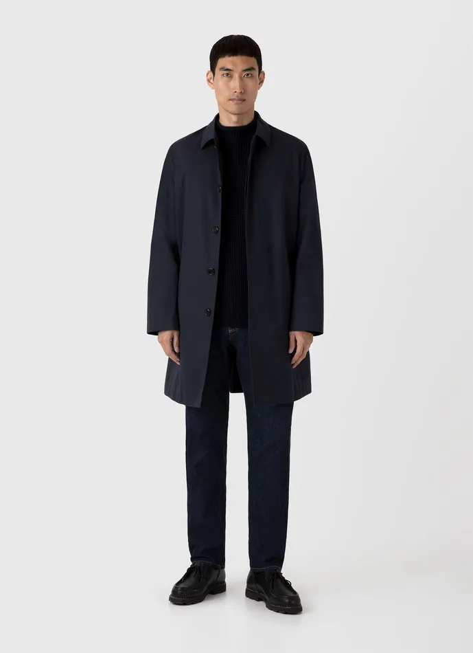 Men Knitwear ussunspel Merino Fisherman Jumper Navy Men Knitwear ussunspel Merino Fisherman Jumper Navy