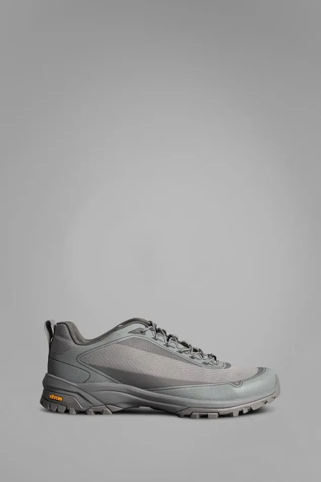 Men Lace Up Runner Warm Grey Norse Projects Footwear