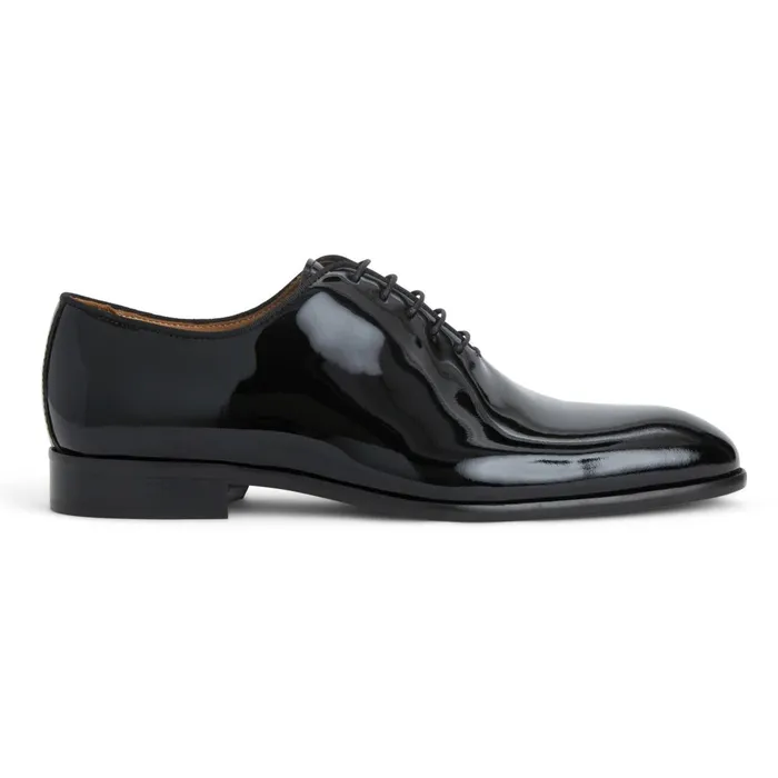 Men Laceups and Oxfords Bruno Magli Angelo Whole Cut Oxford Black Patent