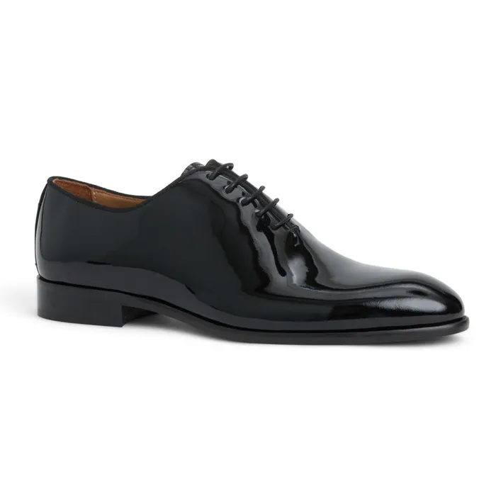 Men Laceups and Oxfords Bruno Magli Angelo Whole Cut Oxford Black Patent