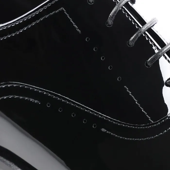 Men Laceups and Oxfords Bruno Magli Arno Sera PlainToe Balmoral Oxford 8211 Black Patent