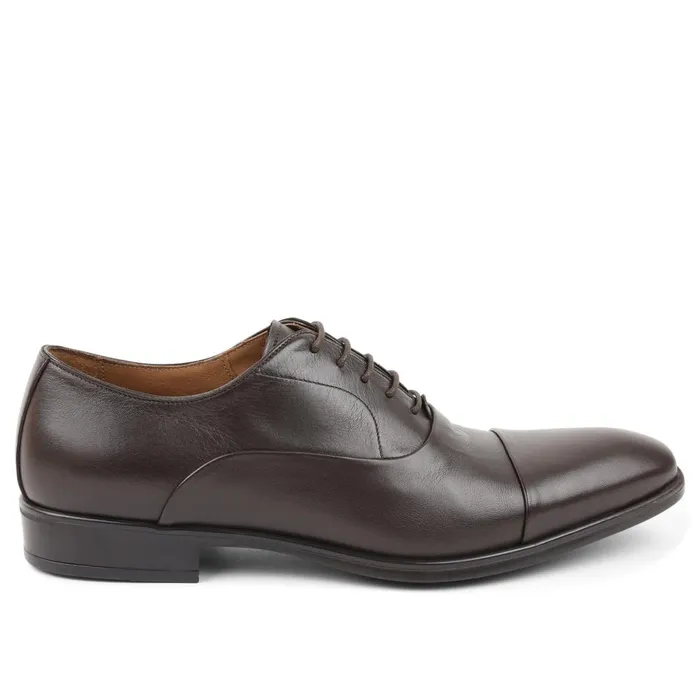 Men Laceups and Oxfords Bruno Magli Locascio CapToe Oxford 8211 Dark Brown