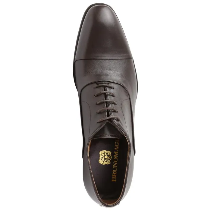 Men Laceups and Oxfords Bruno Magli Locascio CapToe Oxford 8211 Dark Brown