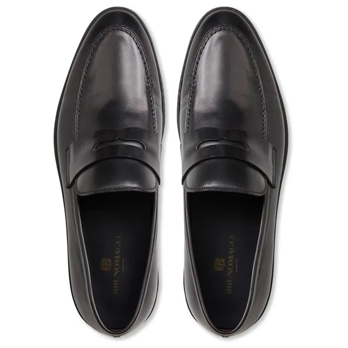 Men Loafers and Slipons Bruno Magli Prato Slip On Black