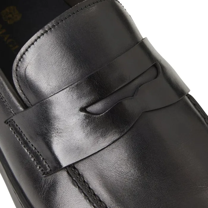 Men Loafers and Slipons Bruno Magli Prato Slip On Black