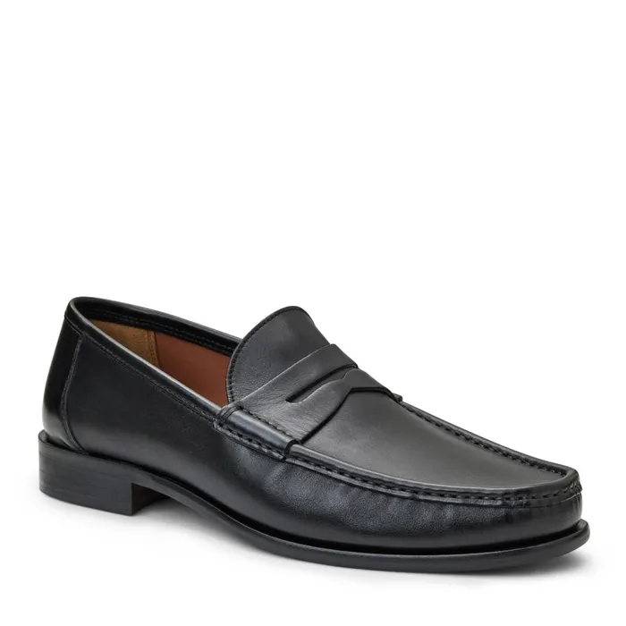 Men Loafers and Slipons Bruno Magli Tonio Slip On Loafer Black Nappa Leather