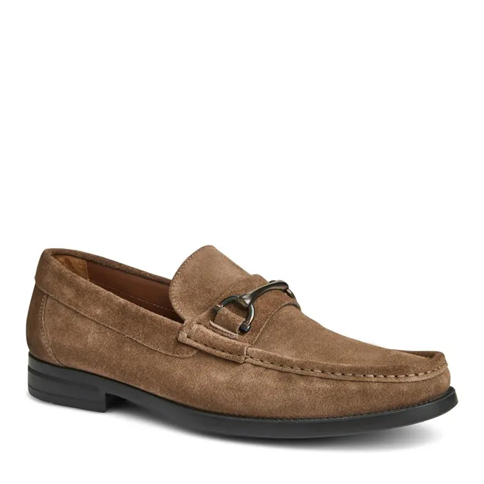 Men Loafers and Slipons Bruno Magli Veneto Bit Slip On LoaferTaupe Suede