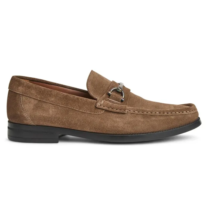 Men Loafers and Slipons Bruno Magli Veneto Bit Slip On LoaferTaupe Suede