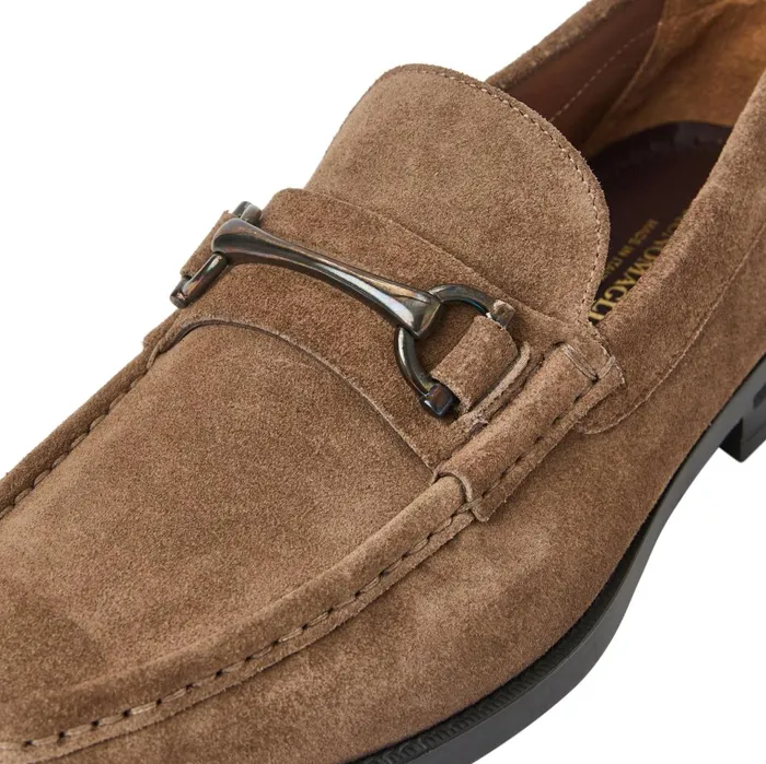 Men Loafers and Slipons Bruno Magli Veneto Bit Slip On LoaferTaupe Suede