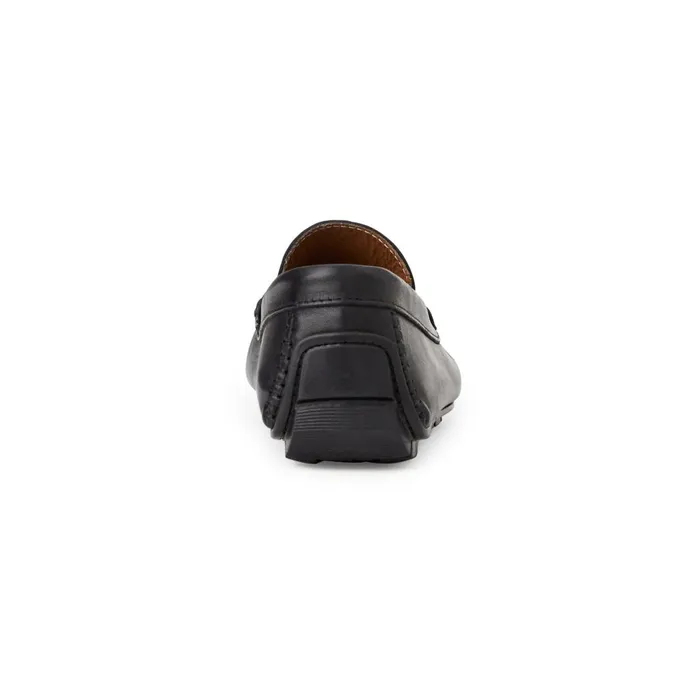 Men Loafers and Slipons Bruno Magli Xane Casual Leather Driving MoccassinBlack