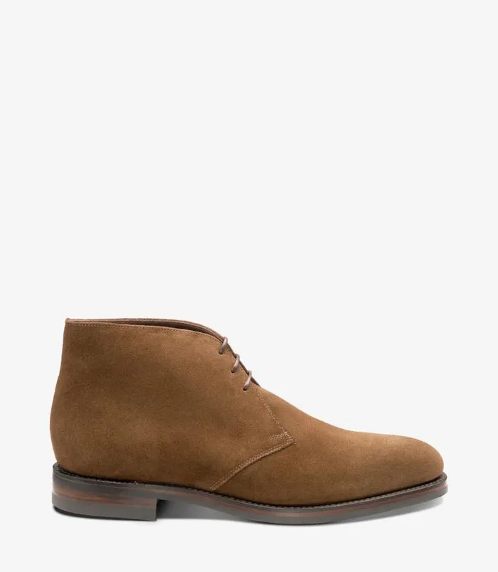 Men Loake Boots Pimlico Brown Suede