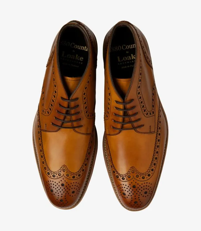Men Loake Boots Reading Brown Men Loake Boots Reading Brown