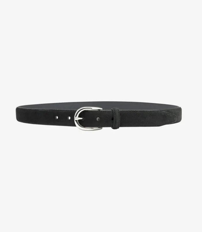 Men Loake Casual Belts Harry Belt Black Suede Men Loake Casual Belts Harry Belt Black Suede