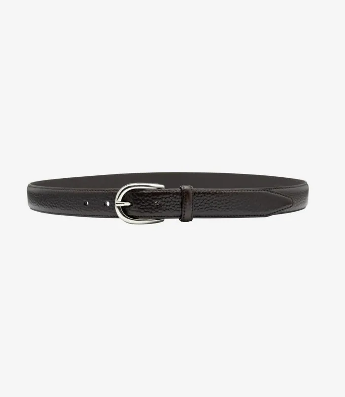 Men Loake Casual Belts Harry Belt Dark Brown Grain Men Loake Casual Belts Harry Belt Dark Brown Grain