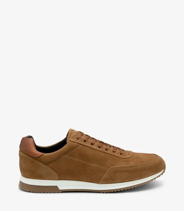 Men Loake Trainers and Sneakers Bannister Tan Suede