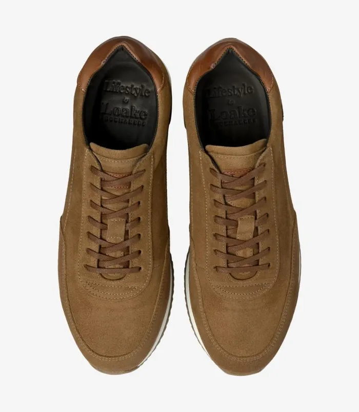 Men Loake Trainers and Sneakers Bannister Tan Suede Men Loake Trainers and Sneakers Bannister Tan Suede