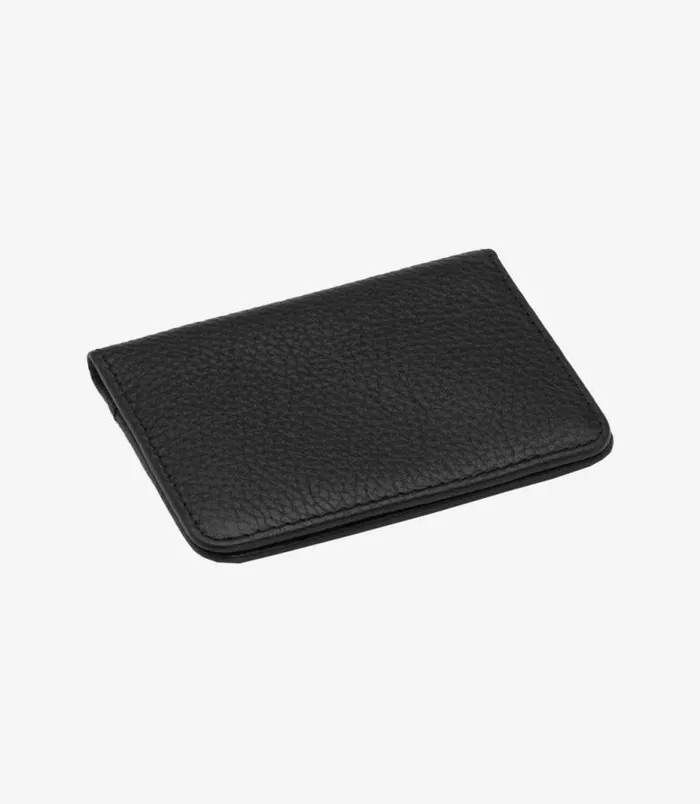 Men Loake Wallets Card Holders Fenchurch Card Holder Black Grain