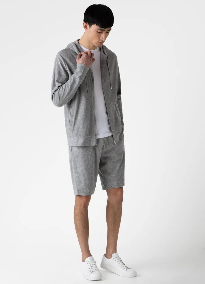 Men Loungewear and Sleepwear ussunspel Towelling Shorts Grey Melange Men Loungewear and Sleepwear ussunspel Towelling Shorts Grey Melange