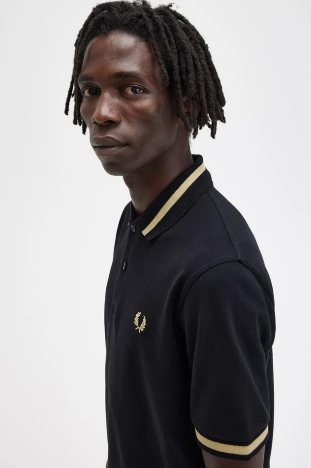 Men Made In EnglandM2 Blackchampagne Fred Perry Polo Shirts