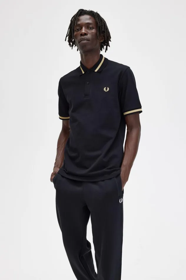 Men Made In EnglandM2 Blackchampagne Fred Perry Polo Shirts