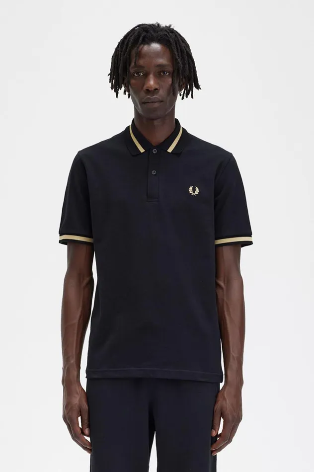 Men Made In EnglandM2 Blackchampagne Fred Perry Polo Shirts