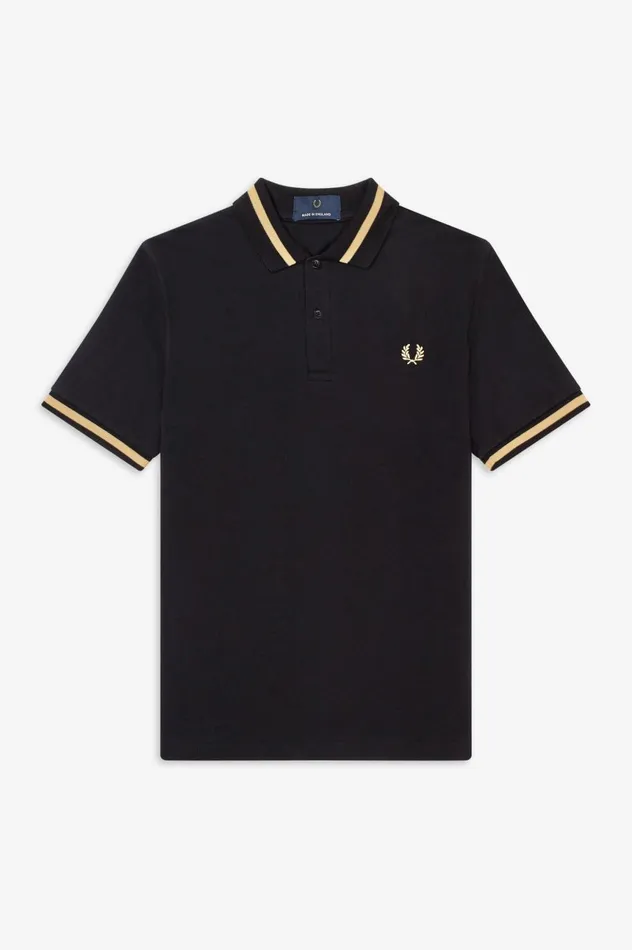 Men Made In EnglandM2 Blackchampagne Fred Perry Polo Shirts