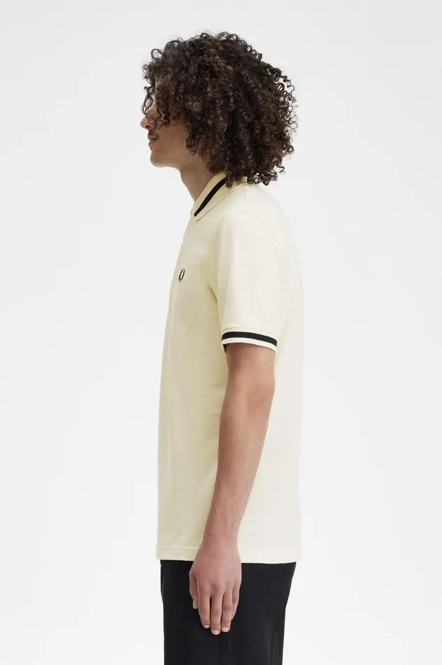Men Made In EnglandM2 Ecrublack Fred Perry Polo Shirts