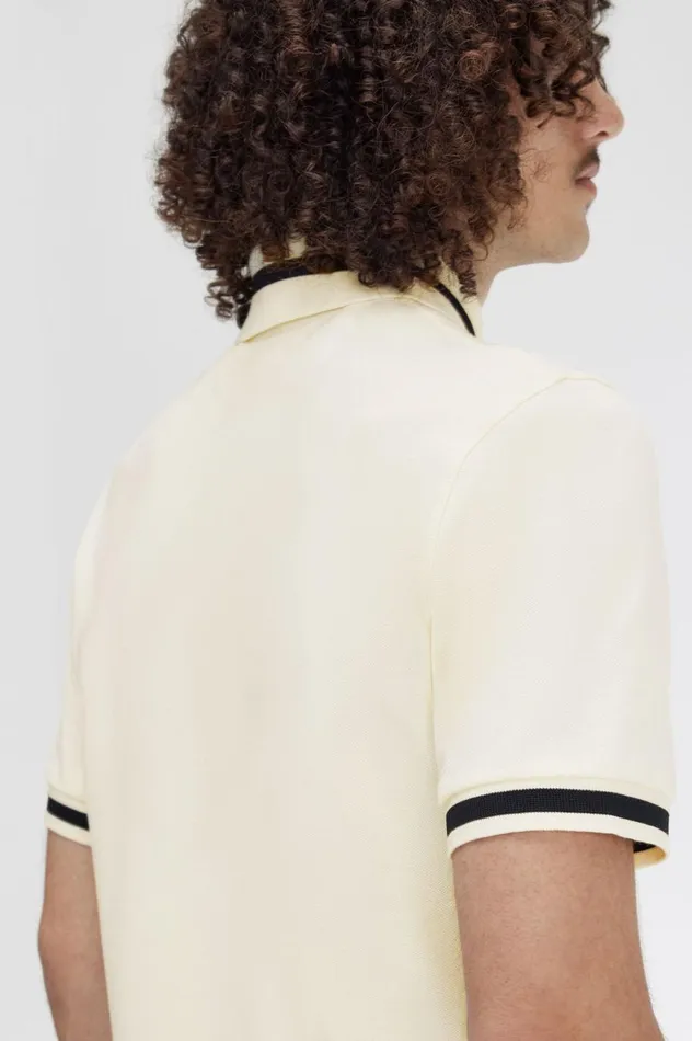 Men Made In EnglandM2 Ecrublack Fred Perry Polo Shirts