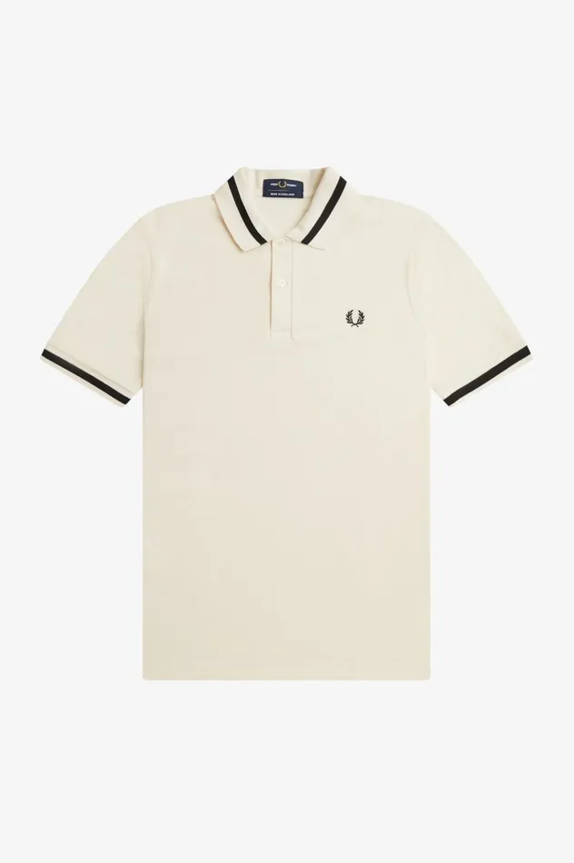 Men Made In EnglandM2 Ecrublack Fred Perry Polo Shirts