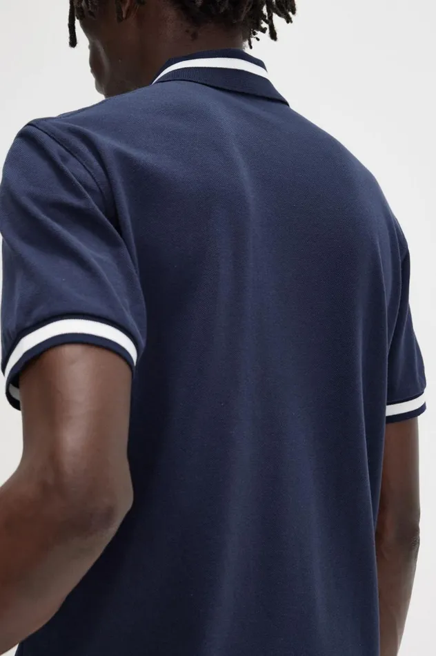 Men Made In EnglandM2 Navysnow White Fred Perry Polo Shirts