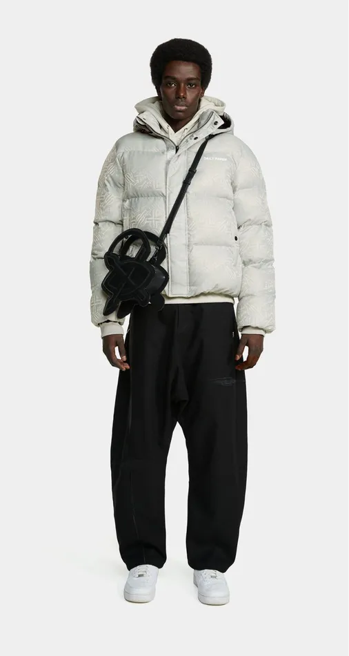 Men Metal Grey Ruzna Puffer Jacket Daily Paper Jackets Men Metal Grey Ruzna Puffer Jacket Daily Paper Jackets