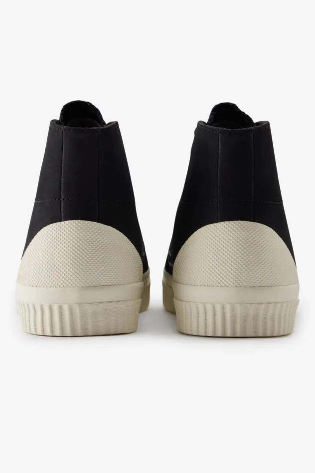 Men Mid Hughes Blackecru Fred Perry Shoes
