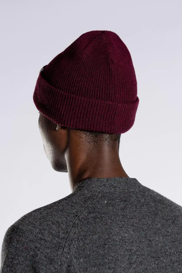 Men Norse Beanie Burgundy Norse Projects Beanies