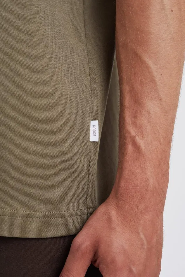 Men Norse Standard Heavy Loose Tshirt Sediment Green Norse Projects TShirts