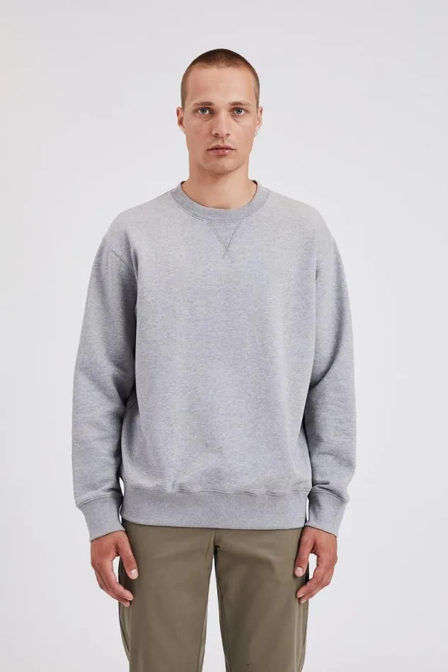 Men Norse Standard Sweatshirt Grey Melange Norse Projects Sweatshirts