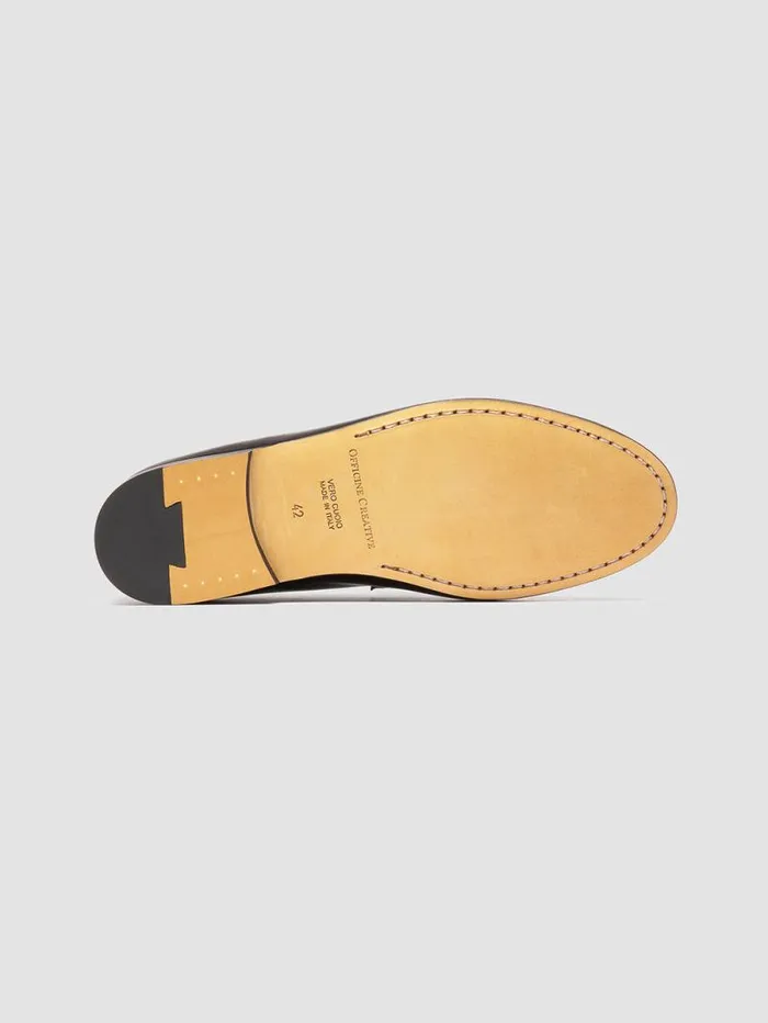 Men Officine Creative Footwear AIRTO 001 Brown Leather Penny Loafers