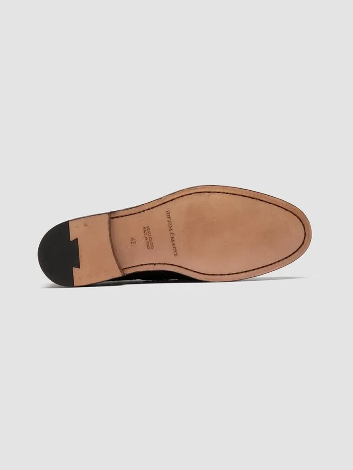 Men Officine Creative Footwear OPERA 004 Brown Leather Tassel Loafers