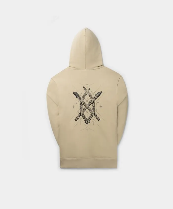 Men Oxford Beige Rudo Hoodie Daily Paper Hoodies and Sweaters