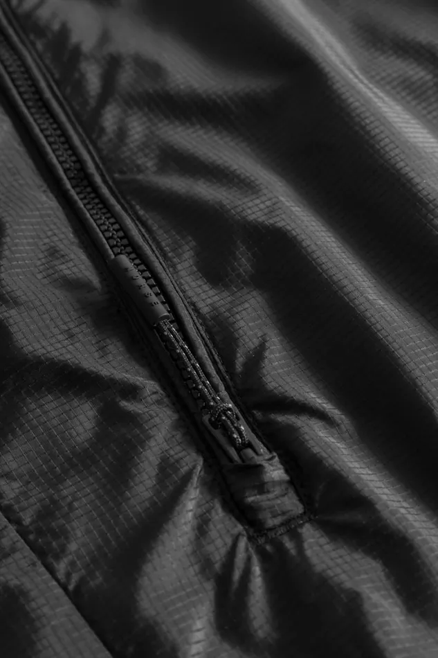 Men Pasmo Hooded Windbreaker Jacket Black Norse Projects Outerwear