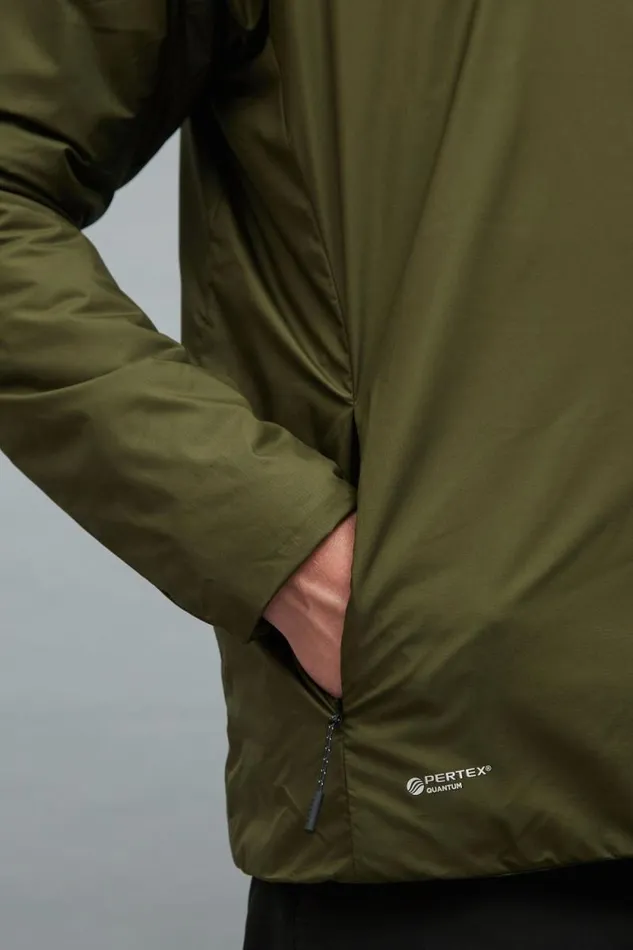 Men Pertex Quantum Midlayer Shirt Army Green Norse Projects Outerwear
