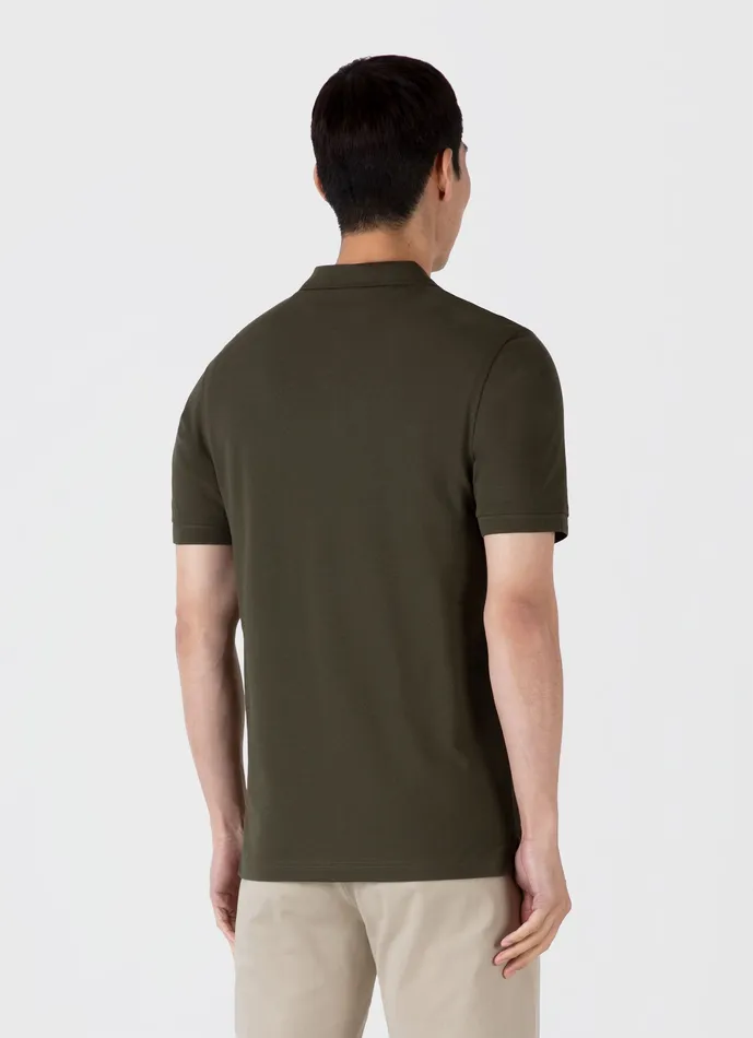 Men Polo Shirts ussunspel Piqu Polo Shirt Pine Green Men Polo Shirts ussunspel Piqu Polo Shirt Pine Green