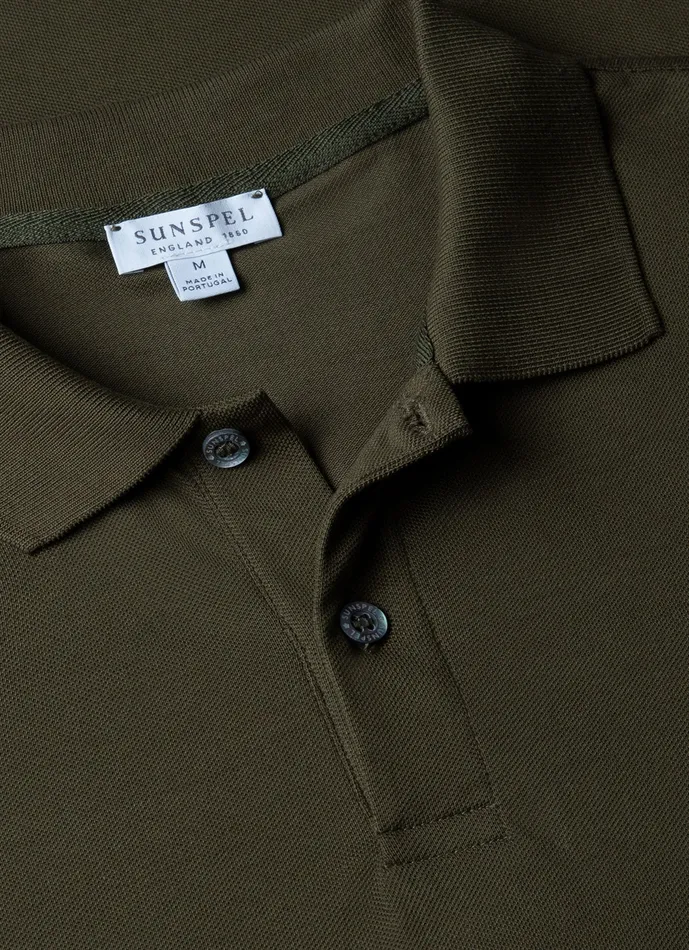 Men Polo Shirts ussunspel Piqu Polo Shirt Pine Green Men Polo Shirts ussunspel Piqu Polo Shirt Pine Green